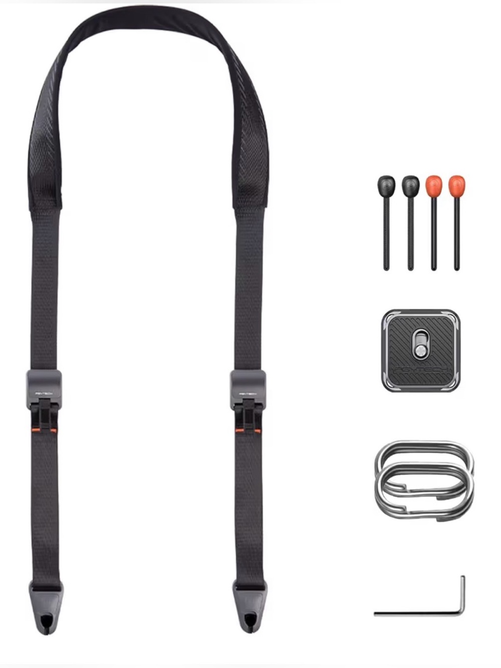 PGYTECH 1.8" Wide Padded Camera Strap w Quick Release Plate